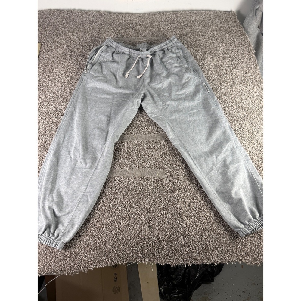 Nike Mens Dri-FIT Sweatpants Gray‎ XL Joggers Athletic Training Pants